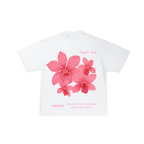 Camiseta Oversize "Bloom Again" - Blanco