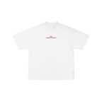 Camiseta Oversize "Exclusive Society" - Blanco