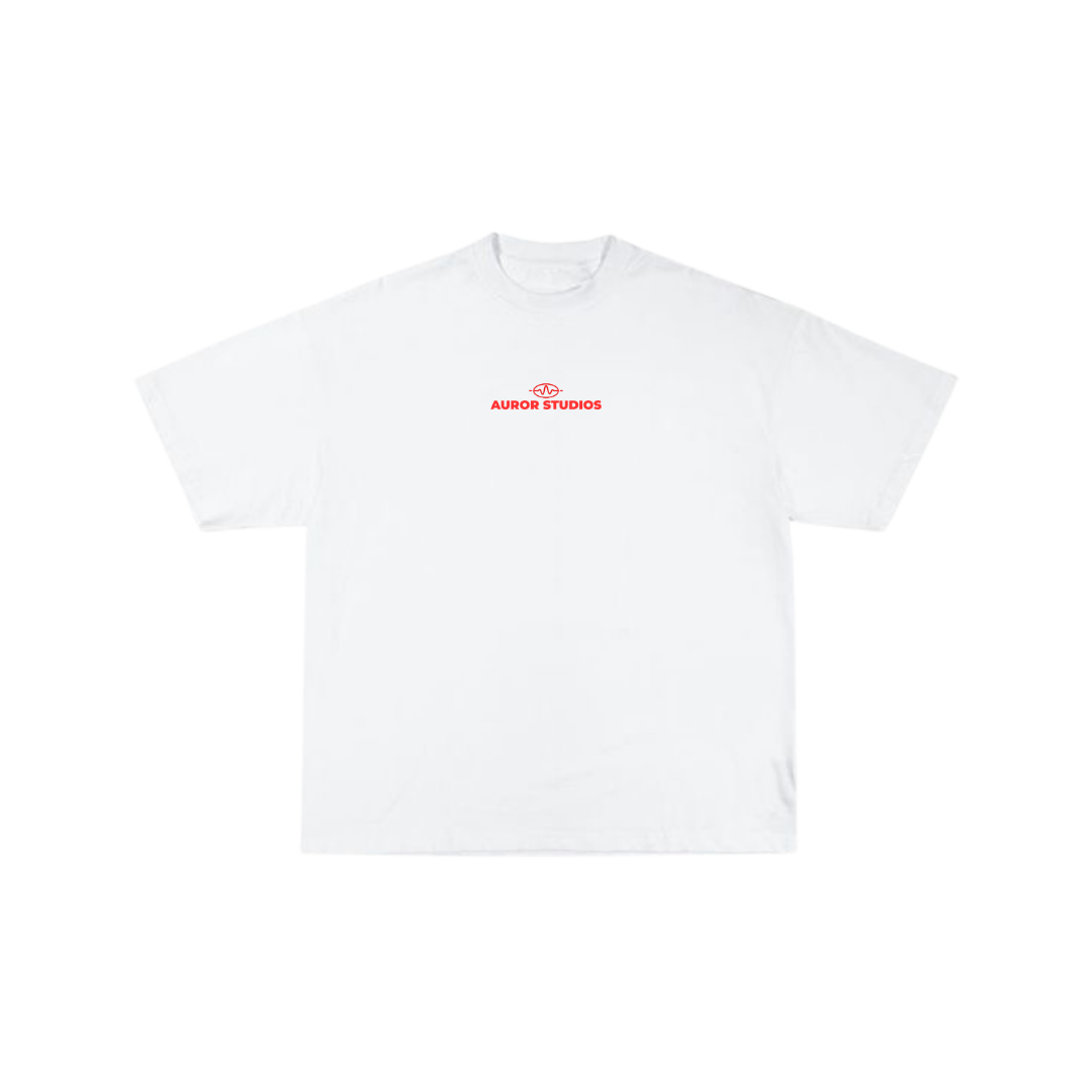 Camiseta Oversize "Exclusive Society" - Blanco