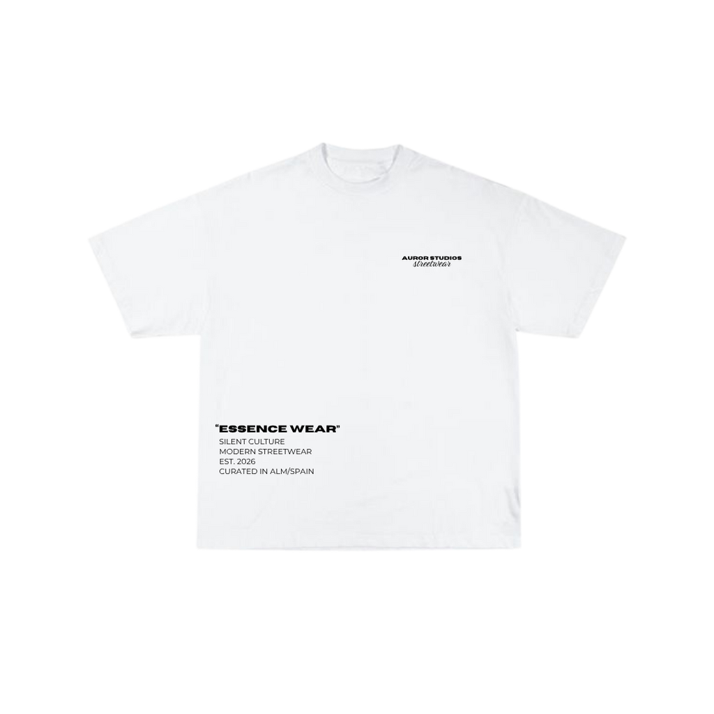 Camiseta Oversize "Essence Wear" - Negro