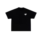 Camiseta Oversize "Heartwave" – Blanco