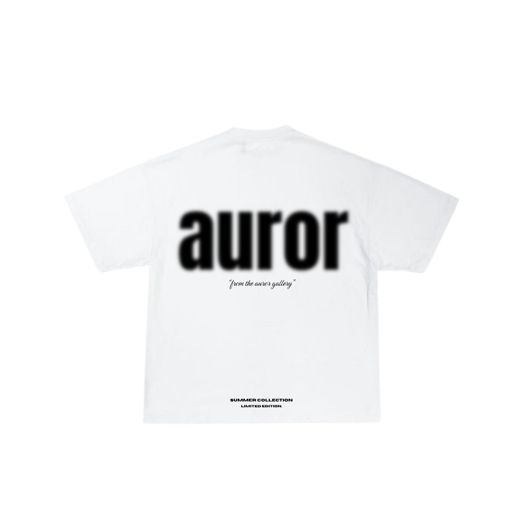 Camiseta Oversize "Auror Artefact" Blanco