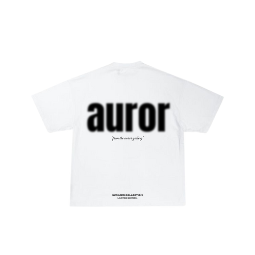 Camiseta Oversize "Auror Artefact" Blanco