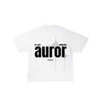 Camiseta Oversize "Auror Gallery" – Blanco