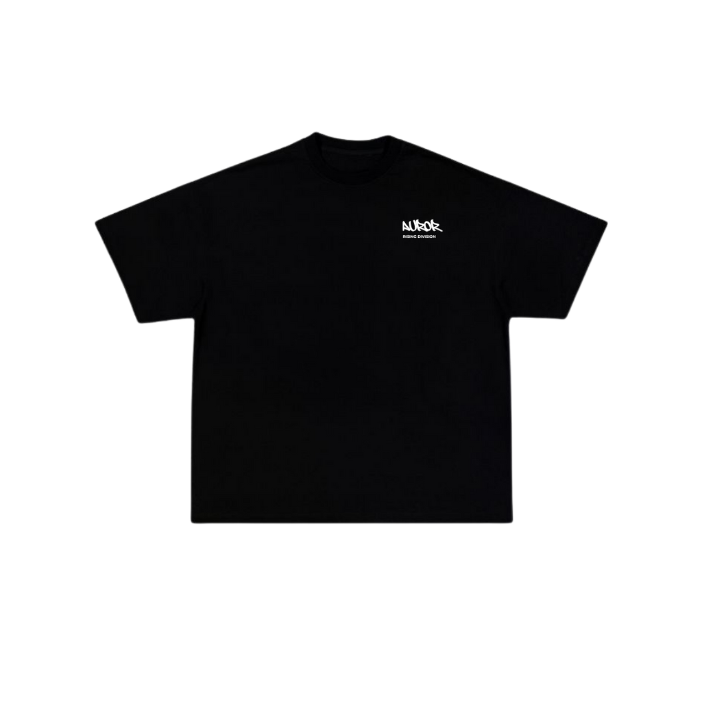 Camiseta Oversize Auror "Wallpiece" Negra